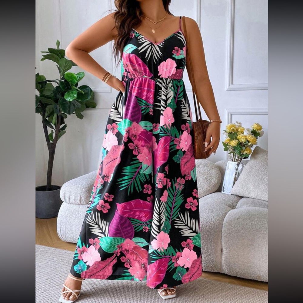 Shein wide leg jump suit